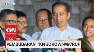 VIDEO: TKN Jokowi-Ma'ruf Resmi Bubar, Jokowi Puas