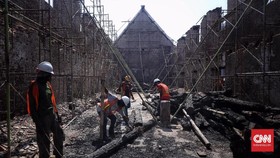 FOTO : Proyek Konservasi Museum Bahari usai Terbakar
