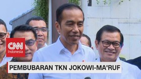 VIDEO: Jokowi: TKN Dibubarkan Karena Pilpres Telah Usai