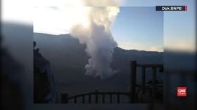VIDEO: Erupsi Gunung Tangkuban Perahu