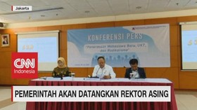 VIDEO: Pemerintah Serius Akan Datangkan Rektor Asing