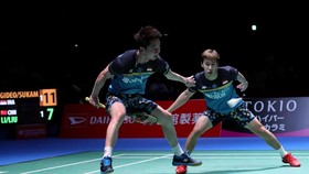 Japan Open: Kevin/Marcus Antusias Sambut All Indonesian Final