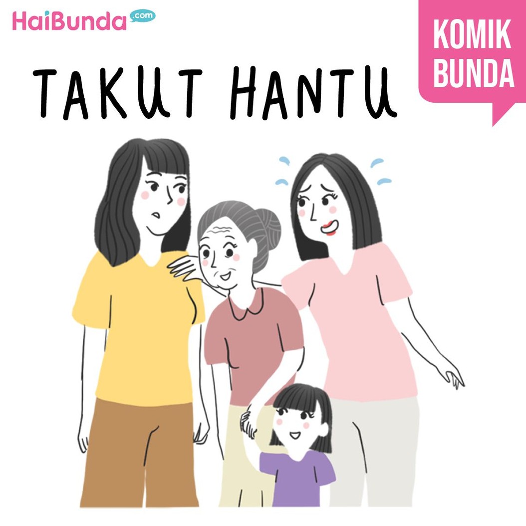 Gara-gara takut hantu, kehebohan terjadi di rumah Bunda di komik ini. Keluarga Bunda juga begitu? Pernah heboh karena takut hantu? Sharing ceritanya yuk.