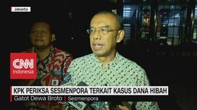 VIDEO: KPK Periksa Sesmenpora Terkait Kasus Dana Hibah