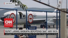 VIDEO: Bupati Larang Maskapai Beroperasi Saat Hari Raya