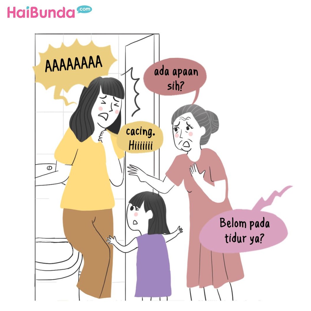 Gara-gara takut hantu, kehebohan terjadi di rumah Bunda di komik ini. Keluarga Bunda juga begitu? Pernah heboh karena takut hantu? Sharing ceritanya yuk.