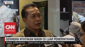 VIDEO: Gerindra Nyatakan Masih di Luar Pemerintahan