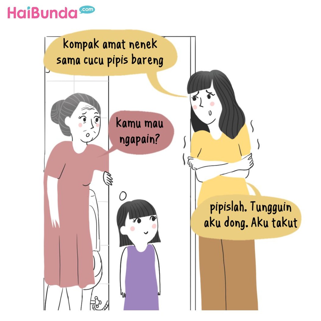 Gara-gara takut hantu, kehebohan terjadi di rumah Bunda di komik ini. Keluarga Bunda juga begitu? Pernah heboh karena takut hantu? Sharing ceritanya yuk.