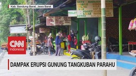 VIDEO: Dampak Erupsi Gunung Tangkuban Parahu