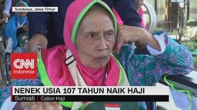 VIDEO: Nenek Usia 107 Tahun Naik Haji