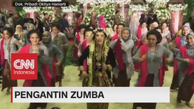 VIDEO: Viral! Pengantin Jawa Asyik Zumba Bareng Tamu