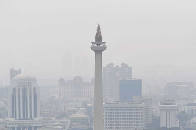 Sabtu Pagi Polusi Udara Jakarta Terburuk Di Dunia