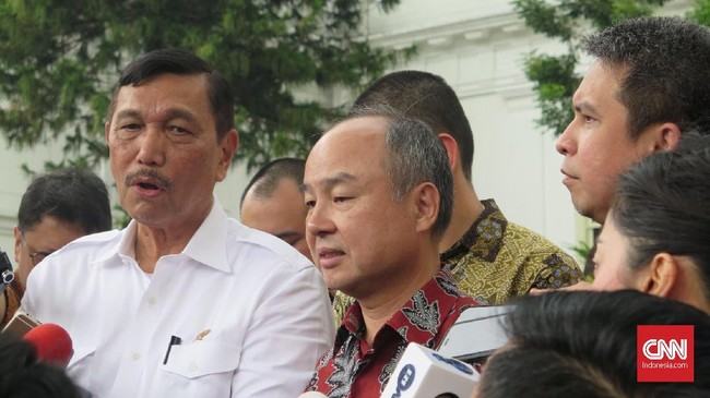 Menko Kemaritiman Luhut Binsar Panjaitan akan bertandang ke rumah pribadi CEO Softbank Masayoshi Son untuk membicarakan investasi.
