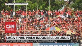 VIDEO: Laga Final Piala Indonesia PSM Vs Persija Ditunda