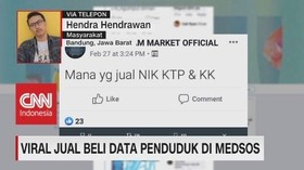 VIDEO: Viral Jual Beli Data Penduduk di Medsos
