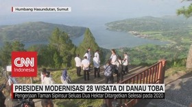 VIDEO: Presiden Modernisasi 28 Wisata di Danau Toba