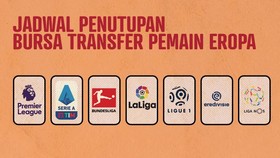 INFOGRAFIS: Jadwal Penutupan Bursa Transfer Pemain Eropa