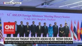 VIDEO: Pertemuan Tingkat Menteri Asean ke-52 Resmi Dibuka
