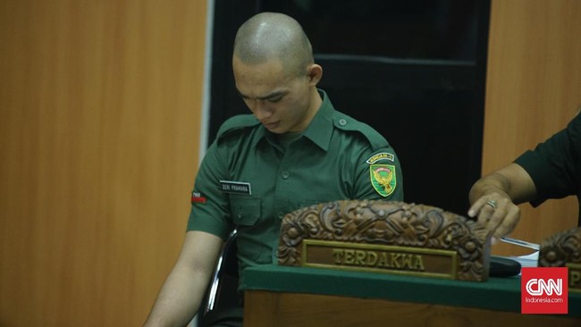 Oknum TNI Prada Deri Permana mengajukan banding atas vonis seumur hidup Pengadilan Militer Tinggi I Medan terkait pembunuhan berencana terhadap kekasihnya.
