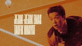 INFOGRAFIS: Jejak-jejak Emas Taufik Hidayat