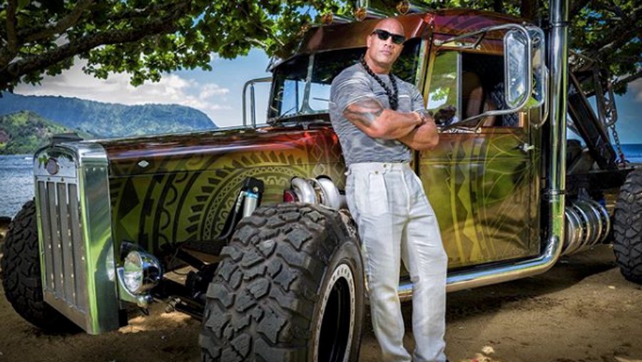 Dwayne Johnson atau The Rock dari instagram.