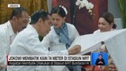 VIDEO: Jokowi Membatik Kain 74 Meter di Stasiun MRT