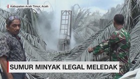 VIDEO: Sumur Minyak Ilegal Meledak