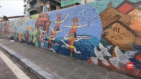 VIDEO: Mosaik Keramik Terpanjang di Dunia Ada di Vietnam