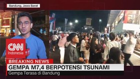 VIDEO: Guncangan Gempa Banten Terasa Hingga Bandung