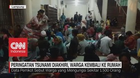 VIDEO: Peringatan Tsunami Diakhiri, Warga Kembali Ke Rumah