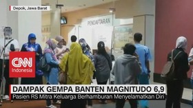 VIDEO: Suasana Kepanikan Warga Saat Terjadi Gempa Banten