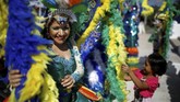 FOTO: Festival Pelindung Kota di El Salvador Festival El Salvador del Mundo digelar sebagai bagian perayaan santo pelindung kota San Salvador, El Salvador dari 1 Agustus hingga 6 Agustus 2019.