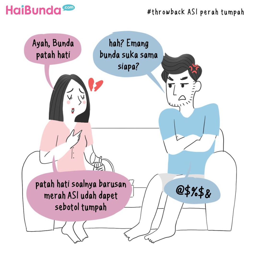Begini suka duka Bunda di komik ini saat menyusui kakak, terutama saat memerah ASI. Apa suka duka yang Bunda alami saat memberi ASI perah untuk anak?