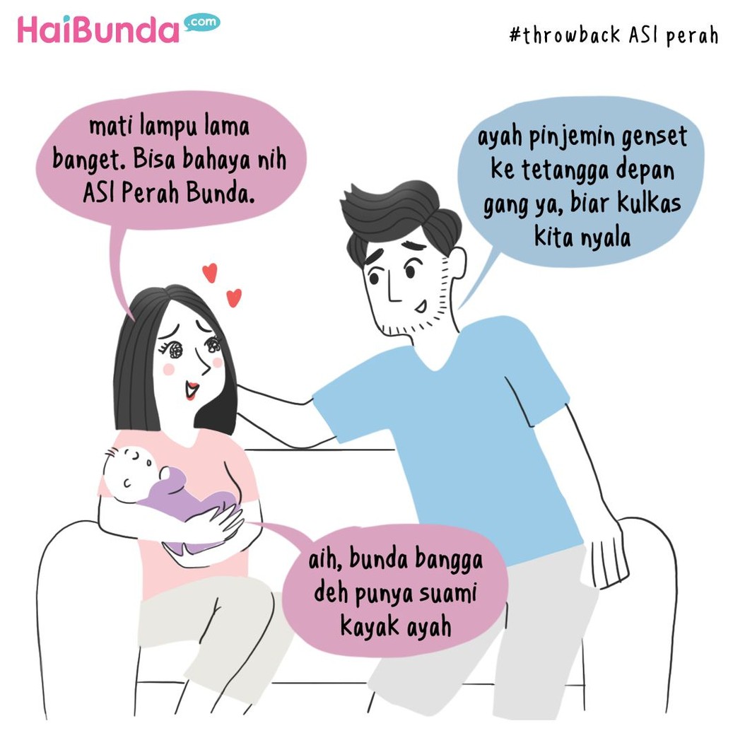 Begini suka duka Bunda di komik ini saat menyusui kakak, terutama saat memerah ASI. Apa suka duka yang Bunda alami saat memberi ASI perah untuk anak?