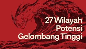 INFOGRAFIS: 27 Wilayah Potensi Gelombang Tinggi 4 Meter