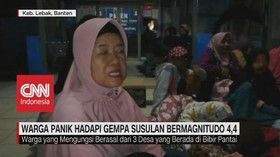 VIDEO: Warga Panik Hadapi Gempa Susulan Magnitudo 4,4
