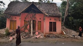 FOTO: Rumah Rusak di Pandeglang Usai Gempa Banten