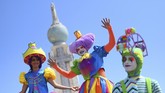 FOTO: Festival Pelindung Kota di El Salvador Festival El Salvador del Mundo digelar sebagai bagian perayaan santo pelindung kota San Salvador, El Salvador dari 1 Agustus hingga 6 Agustus 2019.
