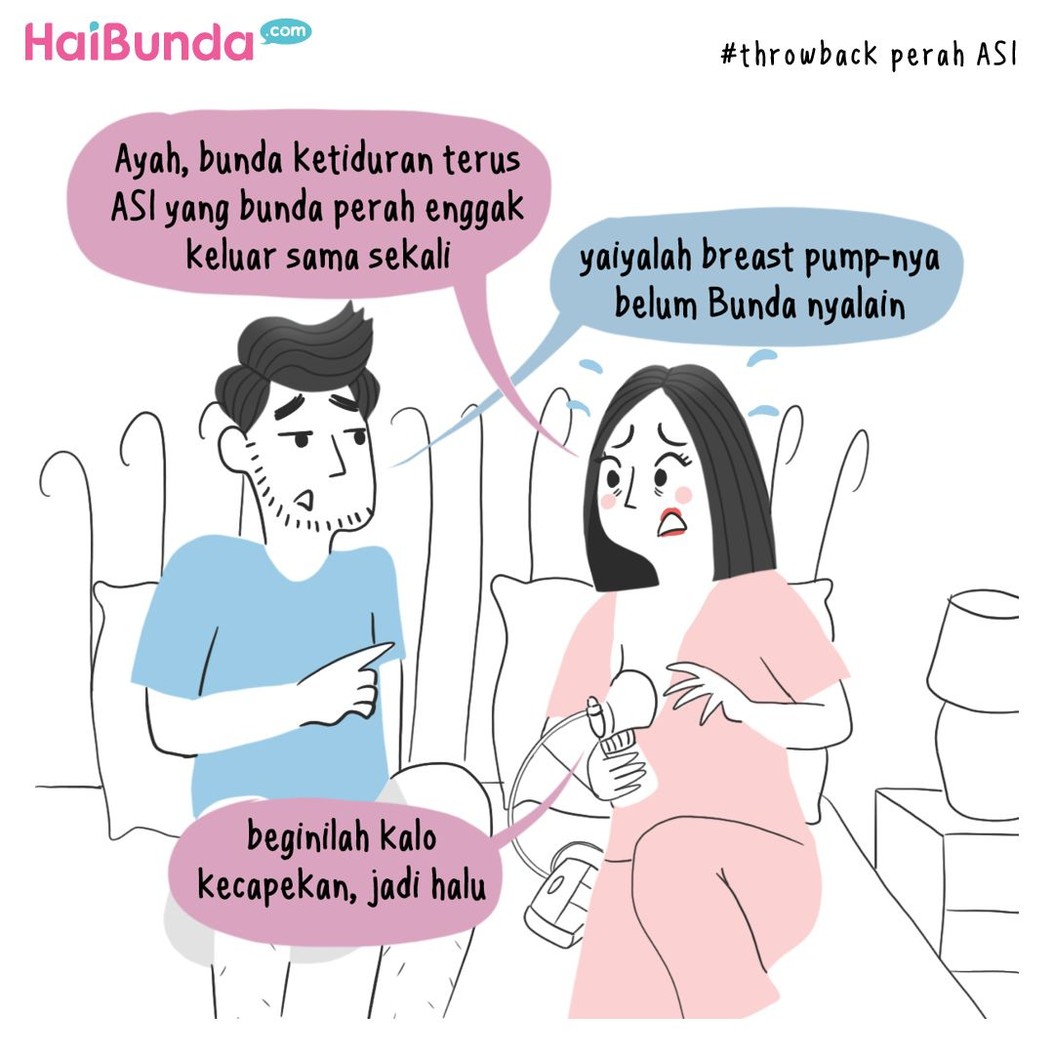 Begini suka duka Bunda di komik ini saat menyusui kakak, terutama saat memerah ASI. Apa suka duka yang Bunda alami saat memberi ASI perah untuk anak?
