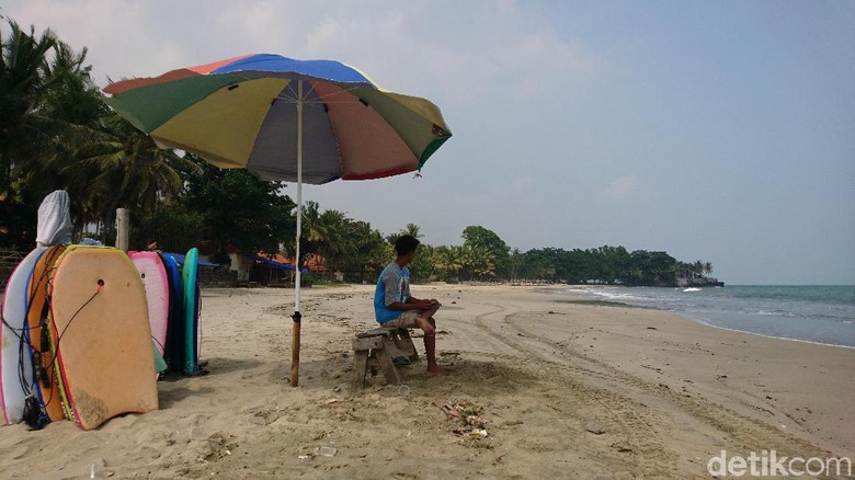 Pascagempa Banten Pantai Anyer Sepi Pengunjung Halloindo