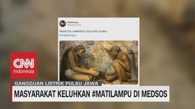 VIDEO: Listrik Padam, Warganet Ramaikan #MatiLampu di Medsos