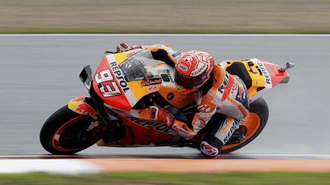 Marc Marquez menjadi yang tercepat pada kualifikasi MotoGP Austria 2019 di Sirkuit Red Bull Ring, Spielberg, Sabtu (10/8) malam WIB.