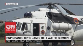 BNPB Bantu Jambi Dengan Helikopter Water Bombing