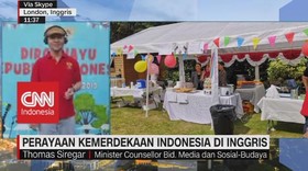 VIDEO: Perayaan Kemerdekaan Indonesia di Inggris