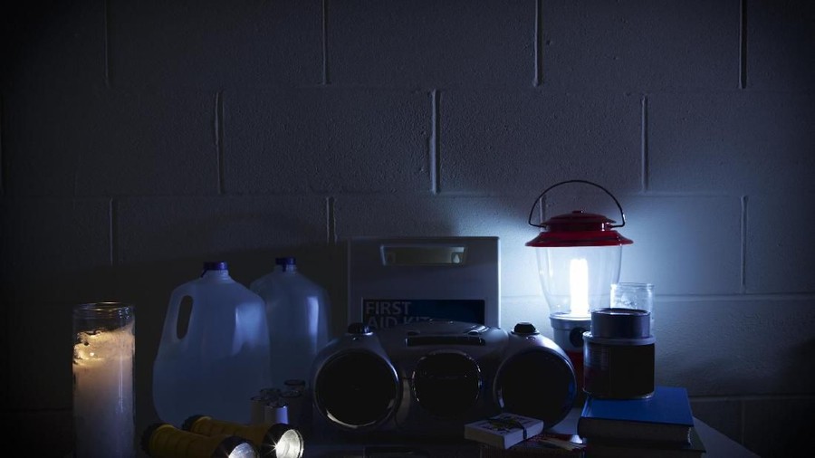 ilustrasi mati lampu