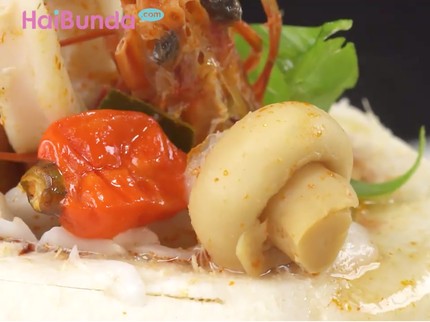 Resep Tom Yum Goung Soup Batok Kelapa, Asam Pedasnya Menyegarkan