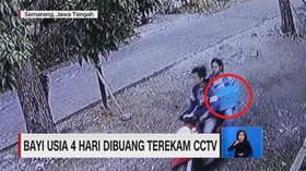 VIDEO: Bayi 4 Hari Dibuang Terekam Jelas oleh CCTV
