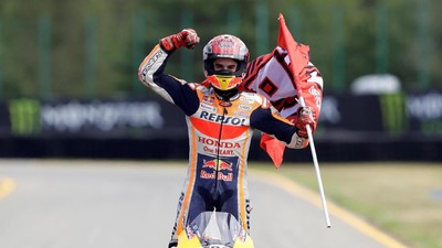 FOTO: Marquez Tak Tertandingi di MotoGP Ceko 2019