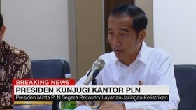 VIDEO: Efek Listrik Padam, Presiden Kunjungi Kantor PLN