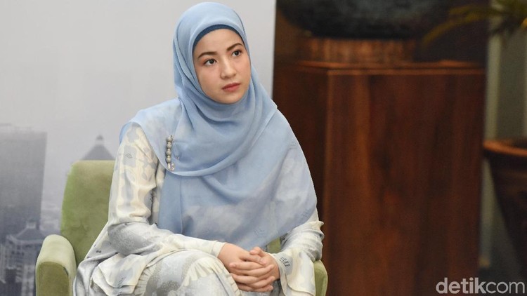 Natasha Rizki saat ditemui di kawasan Setiabudi.